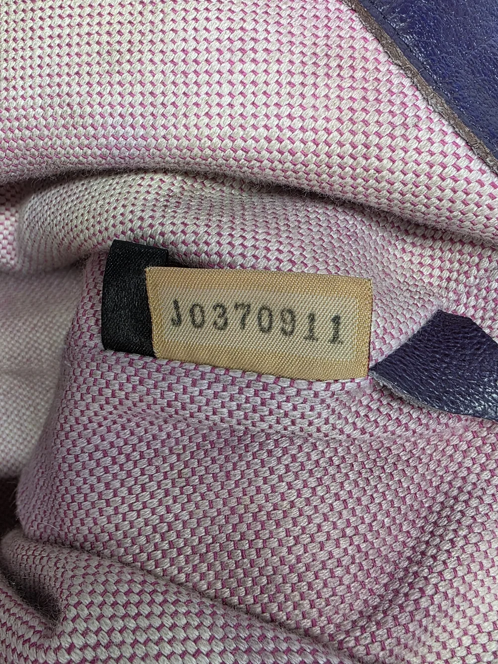 Dooney & Bourke Purple Leather Tote Bag